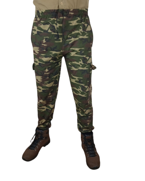Pantaloni Barbati Camuflaj Army - kaki - imagine 4