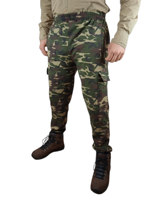 Pantaloni Barbati Camuflaj Army - kaki - imagine 2