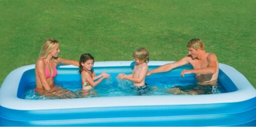 Piscina Gonflabila exterioara 2 inele family pool - imagine 4